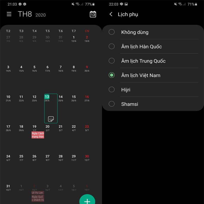 Hướng dẫn cách xem lịch âm trên điện thoại dành cho cả Android và iOS