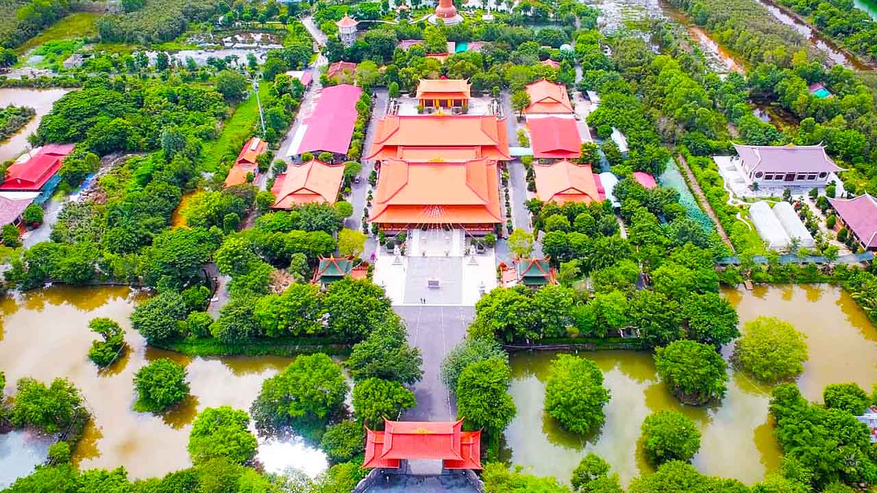Thiền viện Trúc Lâm Chánh Giác – Khám phá “Tiểu Ấn Độ” Tiền Giang