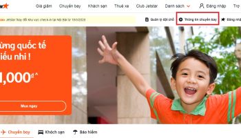 Tra cứu giờ hạ cánh, thông tin chuyến bay Jetstar Pacific - BestPrice