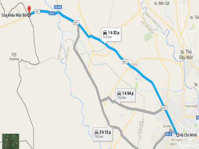 Thành phố Hồ Chí Minh cách Mộc Bài bao nhiêu km? Khoảng cách Sài Gòn Mộc Bài - Vinamoving - draculemihawk