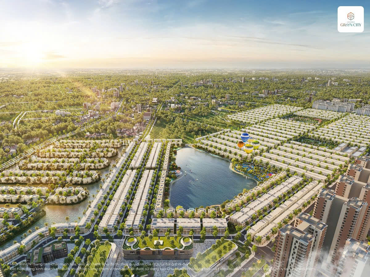 View trung tâm thành phố Vinhomes Long An